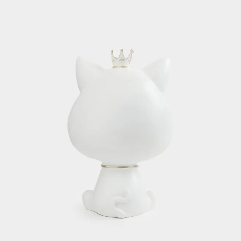 Кәмпит ыдысы, 27х17 см, полирезин, сарғылт-қоңыр, Тәждегі мысық, Cat, image-4