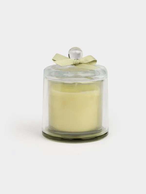 Свеча ароматическая, 11 см, в подсвечнике, с крышкой, стекло, Midnight orchid, Esthetic, image-0