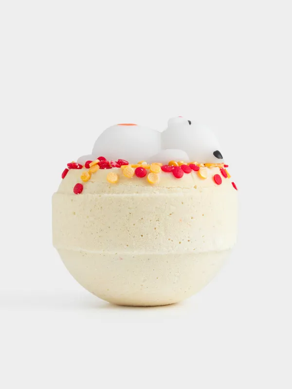 Бомбочка для ванны, с игрушкой, Банан и клубника, Cat, image-3