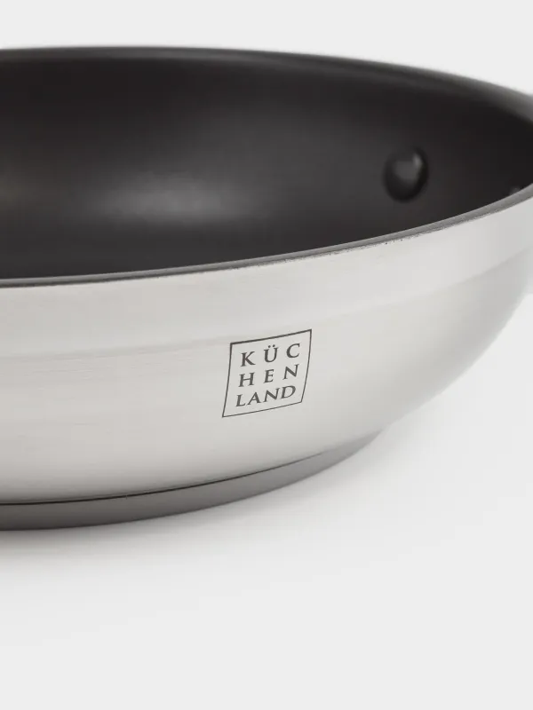 Сковорода, 20 см, с покрытием, сталь, Silver Stone, image-4