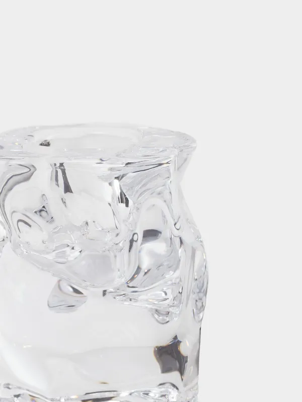 Шам ұстағыш, 6 см, жіңішке шамға арналған, шыны, Concave, image-1