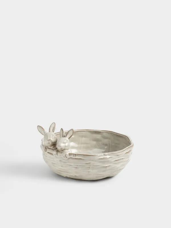 Конфетница, 25х15 см, Кролики, Rustic Easter, image-3
