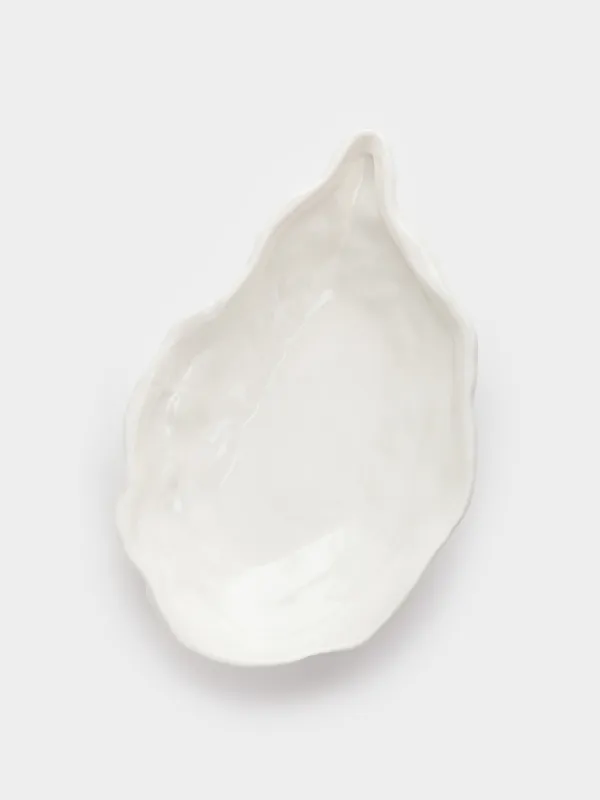 Ыдыс, 23х14 см, фарфор Р, ақ, Устрица, Shellfish, image-3