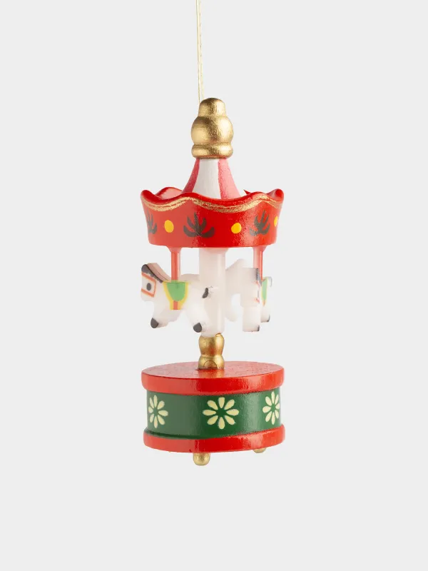 Набор елочных игрушек, 8 см, МДФ, Figure christmas, image-1