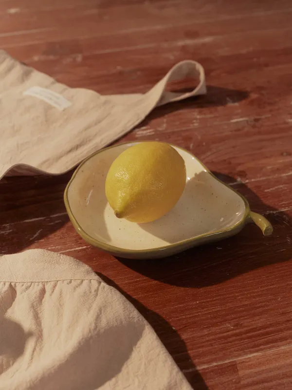 Блюдо, 20х16х4 см, в крапинку, Груша, Crumple fruits, image-6