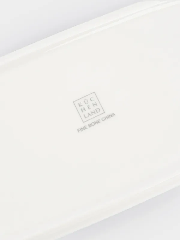 Блюдо, 25х11 см, фарфор F, овальное, белое, Ideal silver, image-2