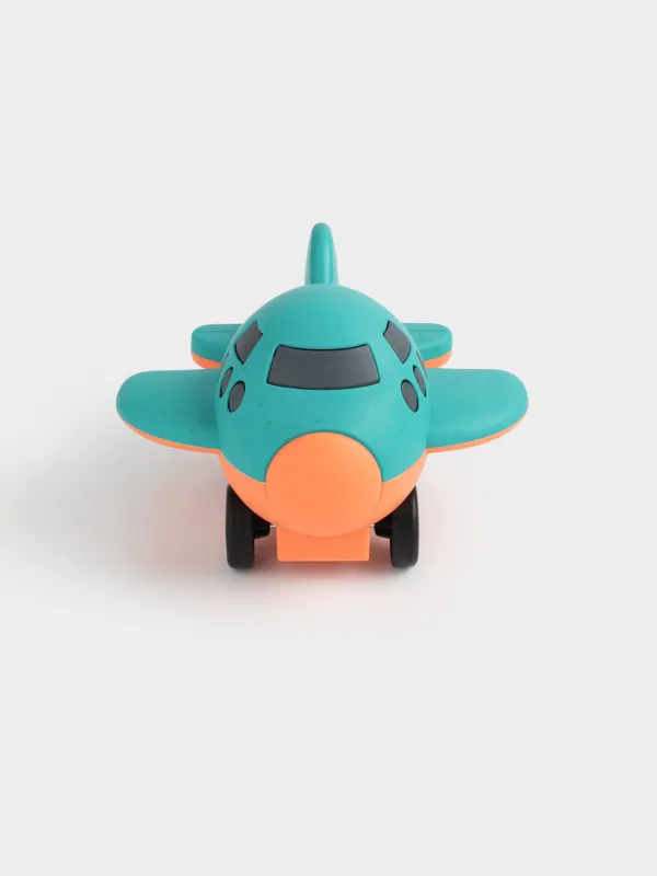 Игрушка, 6х8 см, пластик, оранжевая, Самолет, Traffic, image-0