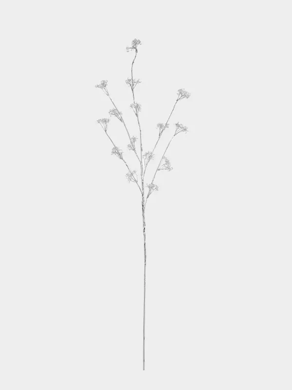 Ветка декоративная, 60 см, акрил/бумага, Кристальные цветы, Crystal decor, image-0