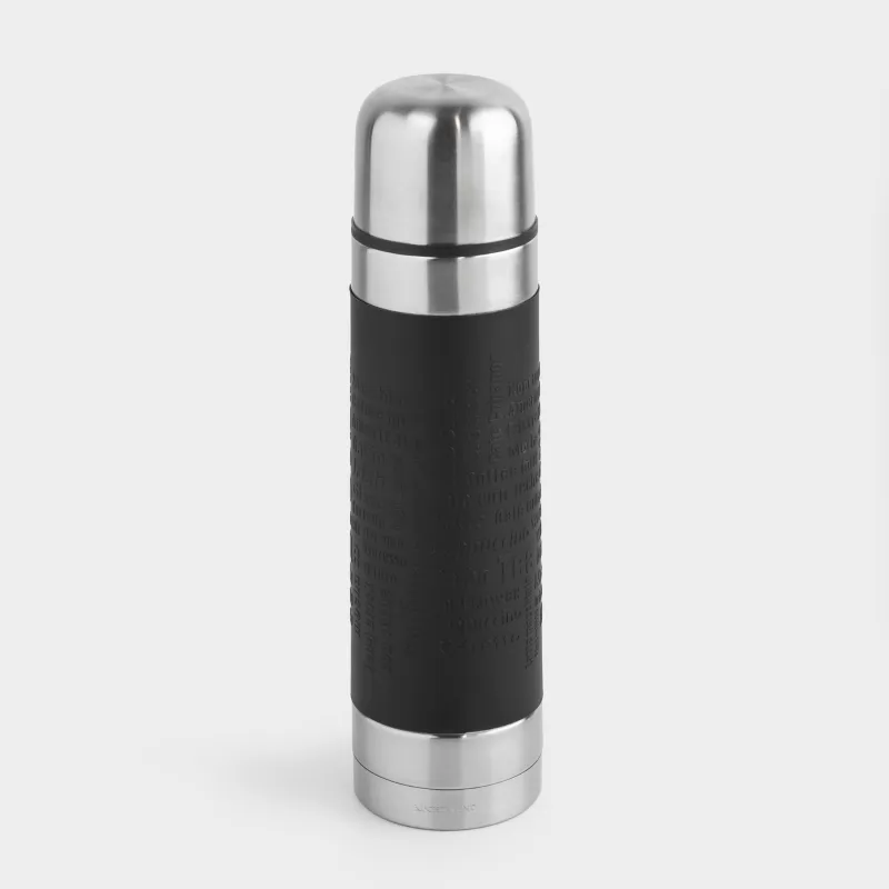 Термос, 700 мл, сталь, черный, Comfort