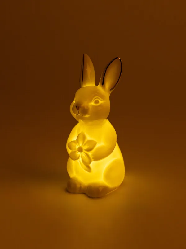 Статуэтка с подсветкой, 13 см, Кролик, Rustic Easter, image-4