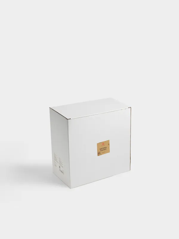 Пасха ыдысы, 21х20х9 см, 8 бөлім, фарфор P, ақ және сарғылт-қоңыр, Қоян, Easter, image-4