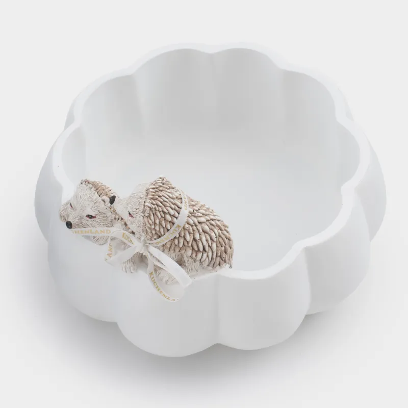 Сәндік ваза, 20х14 см, полирезин, сарғылт-қоңыр, Асқабақтағы кірпілер, Slight frost, image-5