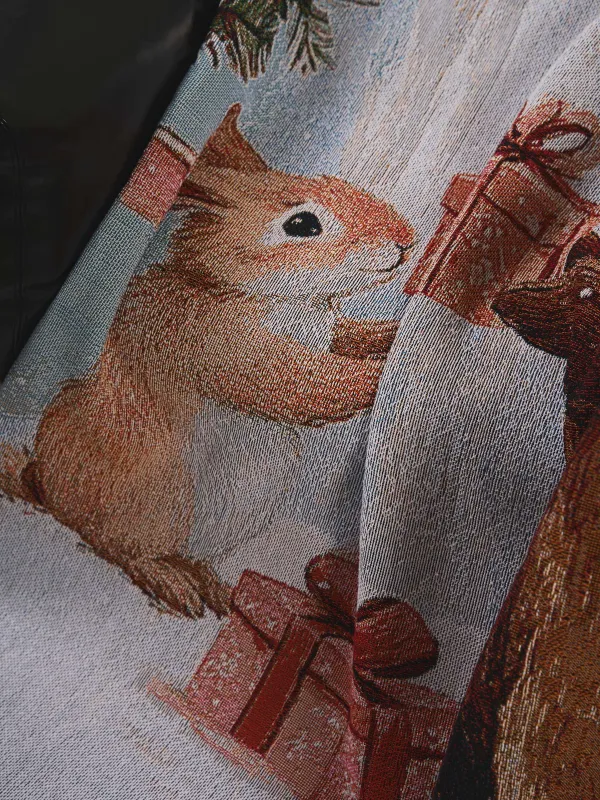 Жамылғы, 130х170 см, шашағы бар, гобелен, ДИЗАЙН, Friends forest, image-3