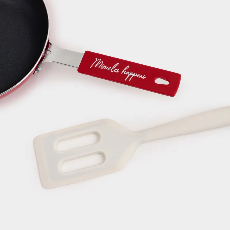 Сковорода, 16 см, с лопаткой, алюминий/силикон, Magic moments, image-6