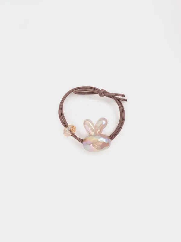 Шашқа арналған бау, 6 см, 2 дана, балалар, акрил, күлгін/қызғылт, Қояндар, Gracile, image-3