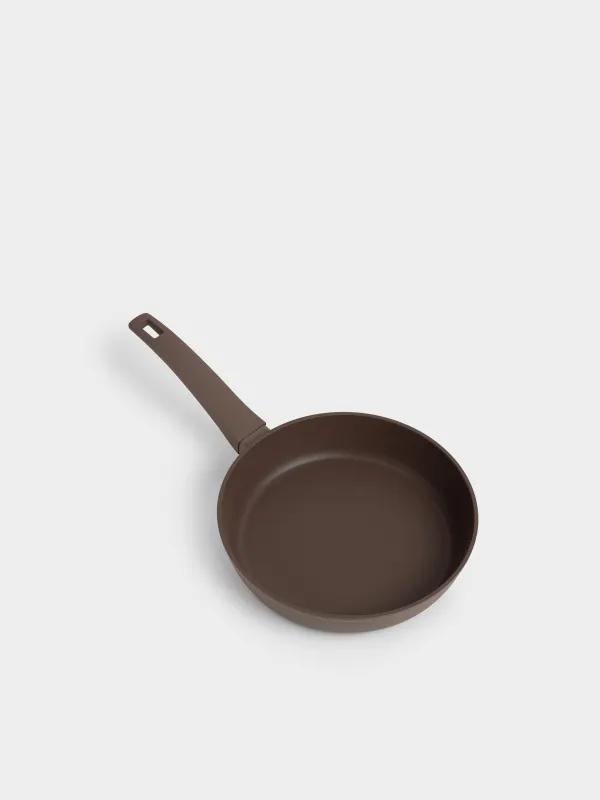 Сковорода, 24 см, с покрытием, алюминий, коричневая, Brown rock, image-1