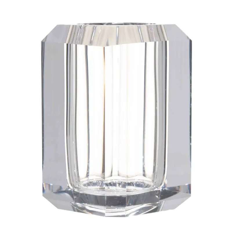 Тіс щеткаларына арналған стақан, 11 см, шыны, Қырлар, Shower Crystal Glance, image-1