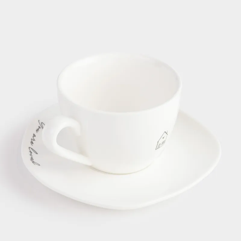 Шай жұбы, 1 адам, 2 зат, 200 мл, фарфор Р, ақ, Үй, Amour, image-2