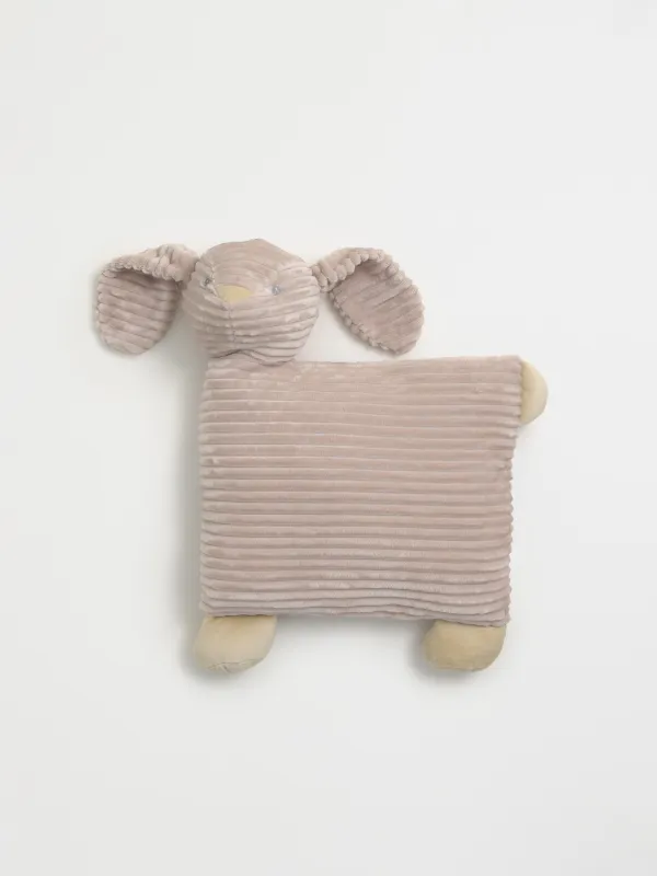 Жастығы бар жамылғы, 130х210 см, жүн/плюш, сарғылт-қоңыр, Қоян, Plush animals, image-1