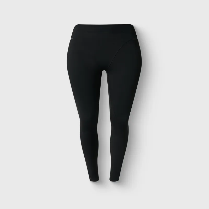 Легинсы женские, спортивные, р. XS, нейлон/эластан/спандекс, черные, Cinthia, image-5