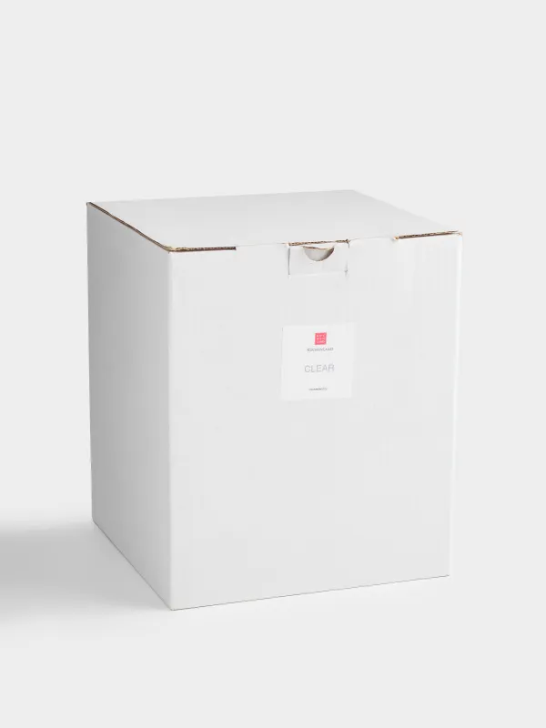 Кәмпит ыдысы, 17х22 см, шыны, Асқабақ, Clear, image-4