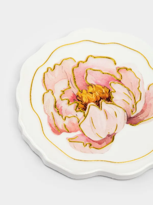 Саптыаяқ тұғыры, 12 см, пішінді, керамика/тығын, Гүл, Bloom, image-2