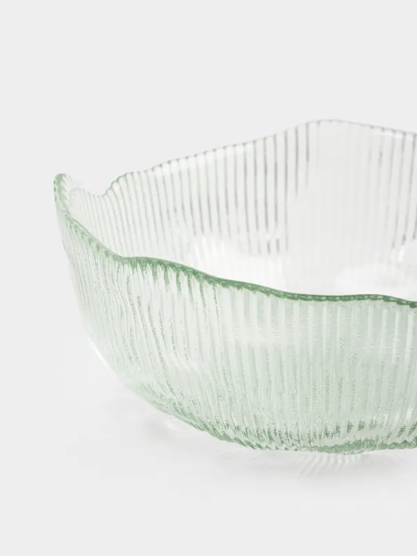 Салат ыдысы, 17х8 см, 780 мл, шыны Р, жасыл, Argos color, image-1