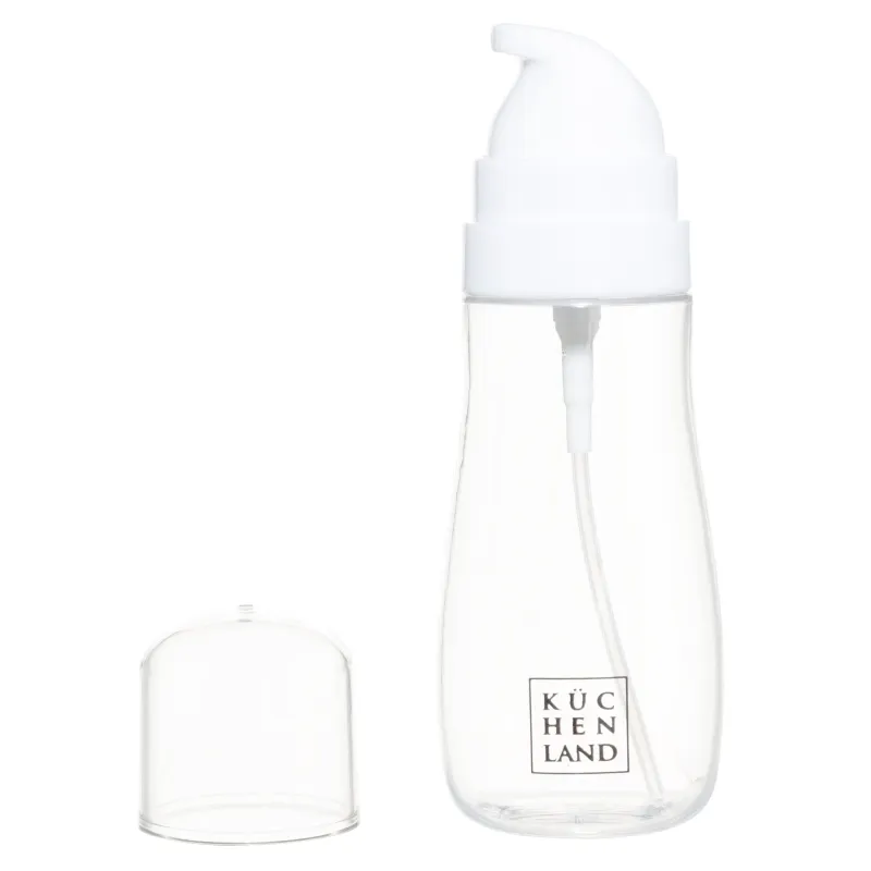 Саяхаттауға арналған құтылар жинағы, 2 дана, мөлшерлегіші бар, пластик, ақ, Basic, image-1