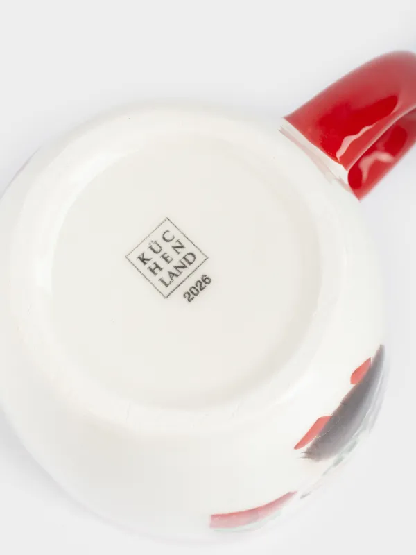 Кружка, 450 мл, Еж с подарками, Hedgehog christmas, image-3