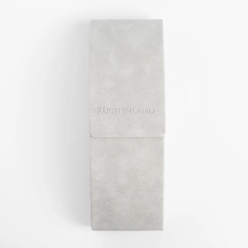 Көзілдірік қабы, 15x5 см, полиуретан, ашық сұр, Rock, image-0