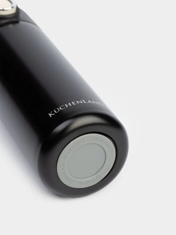 Термокружка, 380 мл, с термометром, сталь/пластик, черная, Celsius, image-6