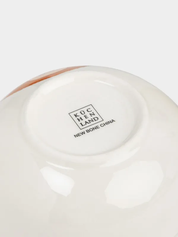 Набор посуды, детский, 1 перс, 2 пр, фарфор N, белый, Медвежонок и звезды, Little friend, image-4