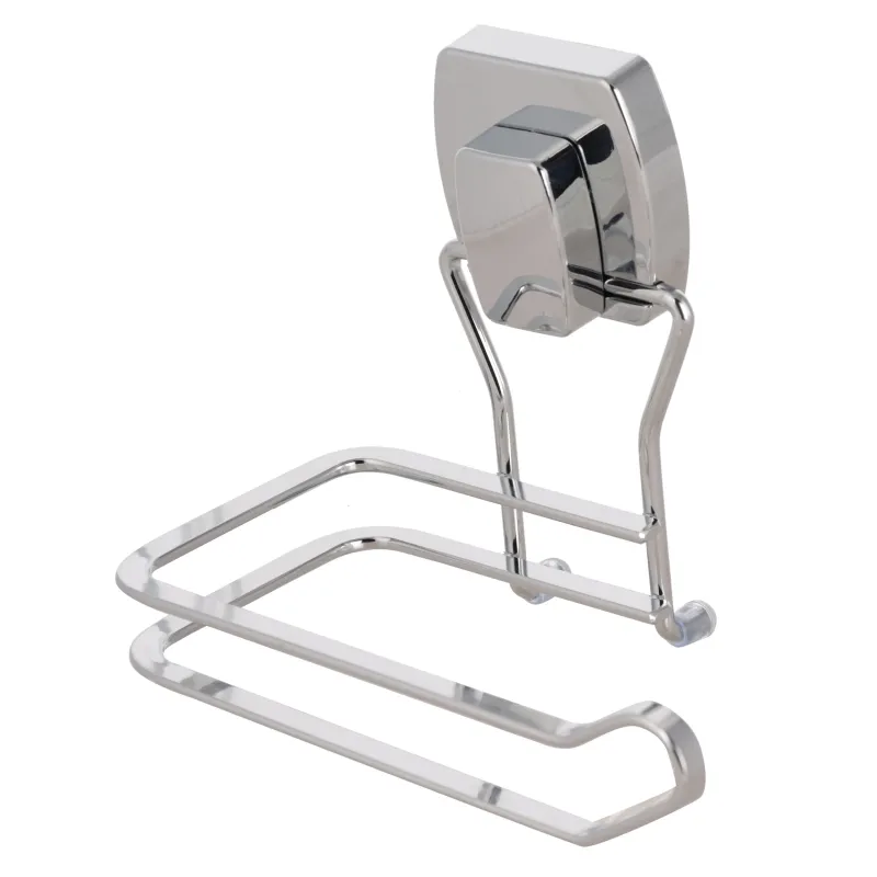 Дәретхана қағазы ұстағышы, 17 см, вакуумдық сорғыш, металл/пластик, Method, image-1