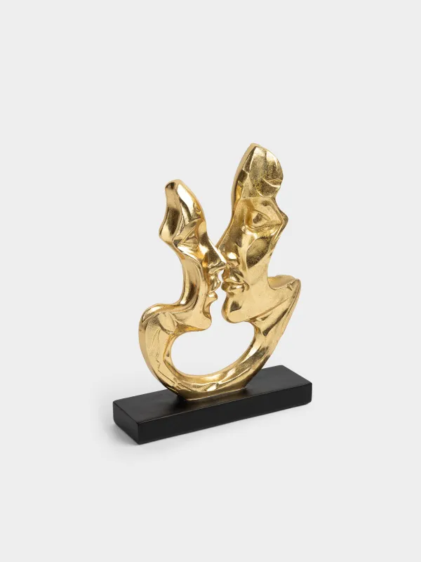 Мүсінше, 31 см, полирезин, алтын, Сүйіс, Baise, image-2