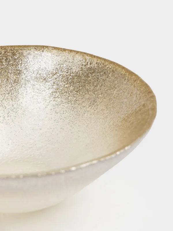 Салатник, 15х5 см, 350 мл, стекло, золотистый, Antares, image-3