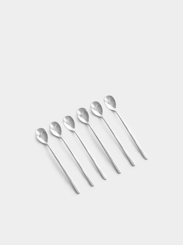 Шай қасық, 6 дана, ұзын сапты, болат, Toscana, image-1