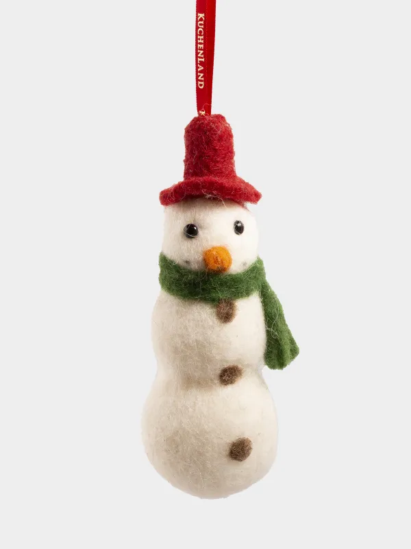 Шырша ойыншығы, 5х13 см, полиэстер, ақ, Аққала, Figure Christmas Fuzz, image-0