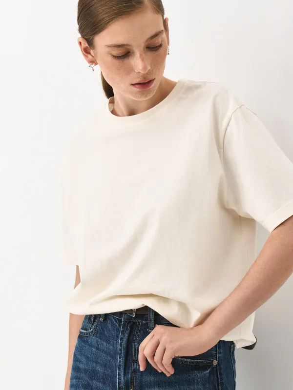 Футболка женская, бежевая, Adrianna, image-1