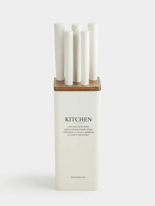 Набор ножей, 5 предметов, в подставке, Course, image-7