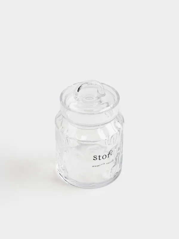 Банка для сыпучих продуктов, 500 мл, Clear font, image-1