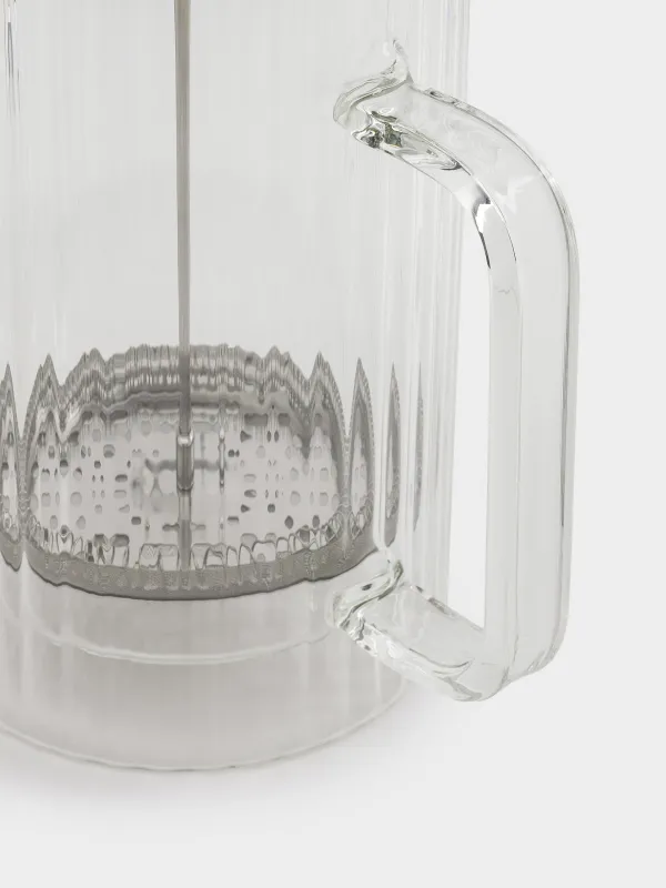 Френч-пресс, 800 мл, стекло Б/сталь, Air ribby, image-3