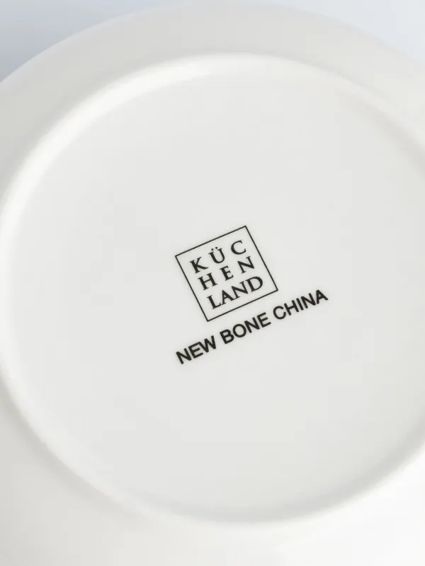 Сервиз обеденный, 6 перс, 19 пр, фарфор N, Серые цветы, Watercolor, image-6