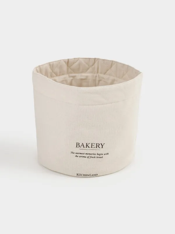 Корзина для хлеба, 20х30 см, на завязках, хлопок, бежевая, Bakery, Course, image-5