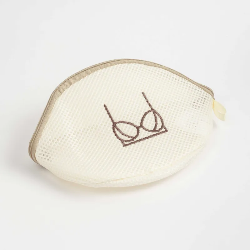 Мешок для стирки бюстгальтеров, 18х15 см, полиэстер, бежевый, Safety new, image-4