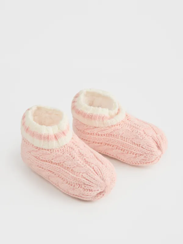 Носки детские, акрил/шерпа, Knitted soft, image-4