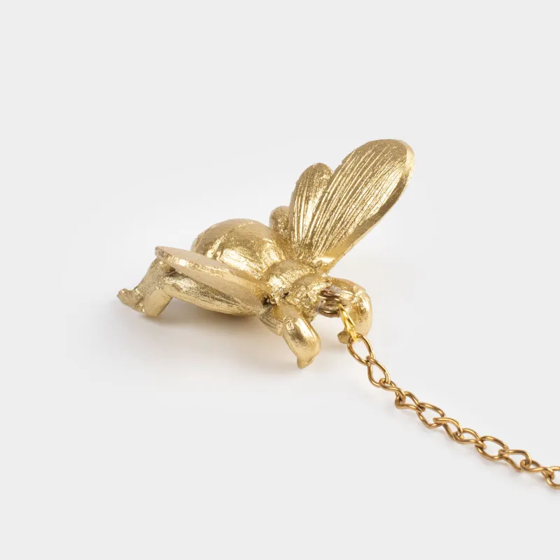 Сито для заваривания чая, 5 см, полирезин/металл, золотистое, Пчела, Honey, image-3