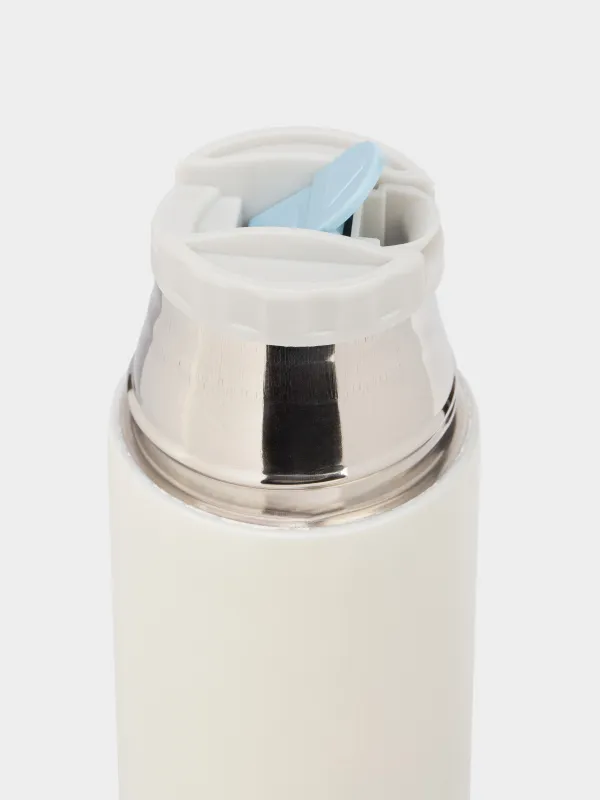 Набор для напитков, 3 перс, 4 пр, дорожный, термос, 450 мл, сталь/пластик, молочный, Electrum, image-2