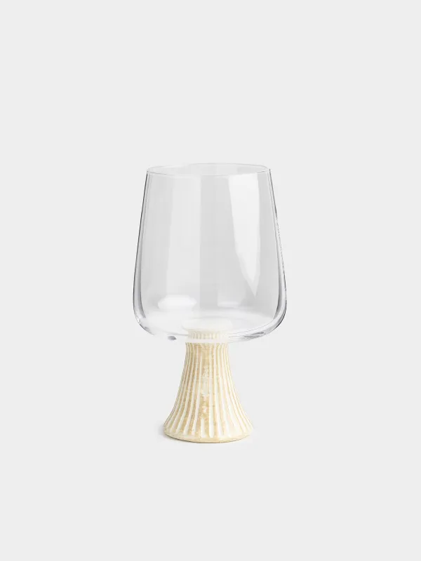 Бокал-кубок для вина, молочная ножка, Estetic, image-0