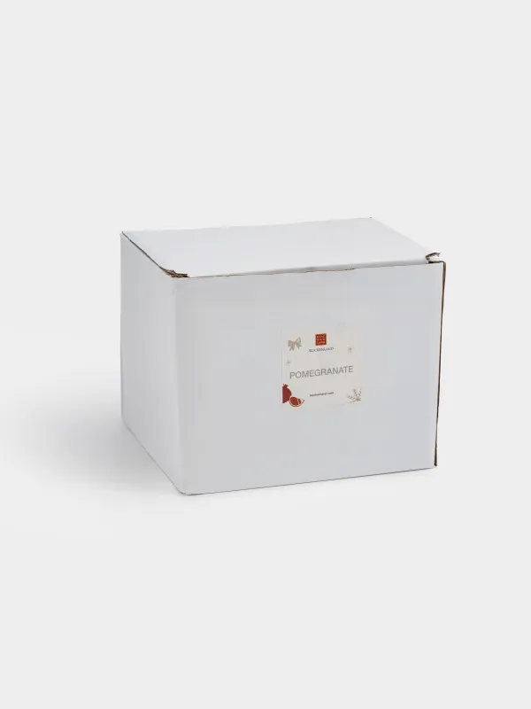 Сақтау ыдысы, 15х15 см, 1,2 л, керамика, қою қызыл, Анар, Pomegranate, image-5