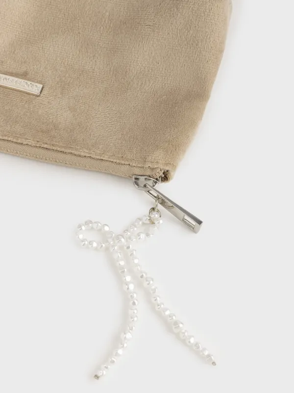 Косметичка, 19х12 см, Жемчужный бантик, Beauty bow, image-4